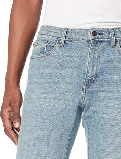 Amazon Essentials Men'S Light Blue Straight Fit Jeans